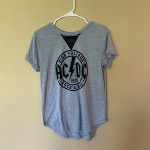 AC/DC gray shirt